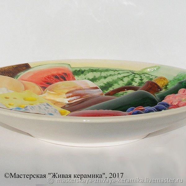 Керамический декор ВИНО - тарелка декоративная настенная купить в ...