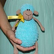 Куклы и игрушки handmade. Livemaster - original item Knitted sheep. Manual sheep. Plush toy sheep. Handmade.