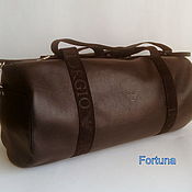 Сумки и аксессуары handmade. Livemaster - original item Leather sports bag 