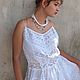 Vestido de verano de algodón de costura y encaje en estilo Boho Odette-odillia, Sundresses, Tashkent,  Фото №1