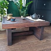 Для дома и интерьера handmade. Livemaster - original item Wooden Tea Table with Tray Traditional Tea Room Table. Handmade.