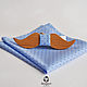 Wooden bow tie Mustache Gentleman Buk pocket square blue, Ties, Moscow,  Фото №1