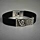 Bracelet with initials leather to order. Braided bracelet. kot-bayun. My Livemaster. Фото №6