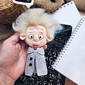 Ёлочная игрушка ручной работы / сувенир Чарли Чаплин