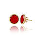 Classic stud earrings red gold "Red gold". Stud earrings. Tania Dav (Dragon Porter Russia). Online shopping on My Livemaster.  Фото №2