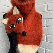 Аксессуары handmade. Livemaster - original item Scarves: Fox furry. Handmade.