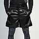 Leather Men's Boxers. Mens shorts. Lollypie - Modiste Cat. Online shopping on My Livemaster.  Фото №2
