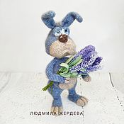 Куклы и игрушки handmade. Livemaster - original item Knitted Hare Martin. Handmade.