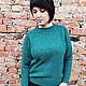 Tweed Malachite Sweater, Sweaters, Tambov,  Фото №1