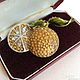 Brooch Monet Juicy orange USA. Vintage brooches. Lesica. Online shopping on My Livemaster.  Фото №2