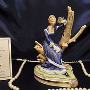 Винтаж: Wedgwood Веджвуд статуэтка Пенелопа Гайд-парк коллекция винтаж дефект