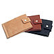 Standart money clip (sand, brown, black, red). Clamps. EZCASE - Leather Design Studio. My Livemaster. Фото №6