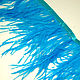 Order Trim of ostrich feathers 10-15 cm light blue. Weakne - furniture and fabrics (weakne). Livemaster. . braid Фото №3