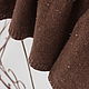 Knitted brown 'Milk chocolate' jumper open shoulders. Jumpers. SolarisArtis. My Livemaster. Фото №4