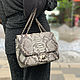 Bag made of natural python leather, Classic Bag, Moscow,  Фото №1