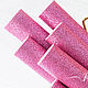 Ткань с глиттером, ярко-розовый, отрез 30 х 45 см, Глиттеры, Санкт-Петербург,  Фото №1