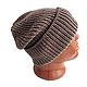 Hat brown-gray tweed, 100% wool, size 56-58. Caps. kukla-iz-lesa. My Livemaster. Фото №6