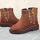 Botas de fieltro en suela TEP. Boots. zavAlenka. Ярмарка Мастеров.  Фото №4