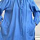 Free-size tunic made of cotton and lace in the style of boho Adele. Suits. PolMary. My Livemaster. Фото №13