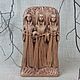 Norns statuette, wood panel, Altar of Esoteric, Moscow,  Фото №1