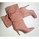 Botas media Polvoriento rosa 2. Ankle boot. Anastasia Suvaryan обувь ручной работы. Online shopping on My Livemaster.  Фото №2
