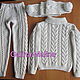 Set ' Frosty patterns ' made of merino. Baby Clothing Sets. Galina-Malina (galina-malina). Online shopping on My Livemaster.  Фото №2