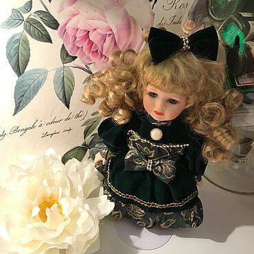 Винтаж: Фарфоровая кукла Элиза, Remeco Collection Англия 24 см. . Винтаж ручной работы - Ярмарка Мастеров Винтаж ручной работы. Ярмарка Мастеров - ручная работа Винтаж: Фарфоровая кукла Элиза, Remeco Collection Англия 24 см. Handmade.