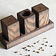 Shakers are made of ash wenge, Napkin holders, St. Petersburg,  Фото №1