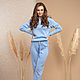 Womens traje deportivo azul. Tracksuits. SHAPAR vyazanaya odezhda ruchnoj raboty. My Livemaster. Фото №5