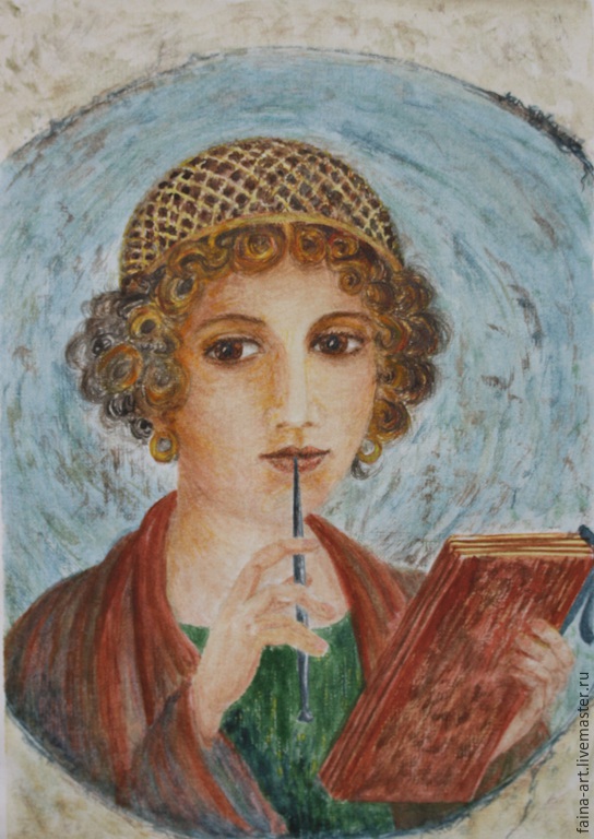Поэтесса лесбоса. Сапфо Греческая поэтесса портрет. Сафо поэтесса. Сафо древнегреческая поэтесса. Фреска Сапфо портрет.