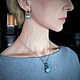 Серьги с бирюзой. Серьги классические. ЖуЖа_jewelry. Интернет-магазин Ярмарка Мастеров.  Фото №2