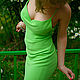 Silk cocktail dress 'Lily of the valley'. Dresses. Lana Kmekich (lanakmekich). Online shopping on My Livemaster.  Фото №2