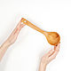 Wooden ladle, ladle (ladle) made of beech wood. CH3. Spoons. ART OF SIBERIA. My Livemaster. Фото №4