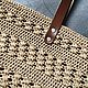 Сумка из рафии. Классическая сумка. Liza knitting Studio. Ярмарка Мастеров.  Фото №5
