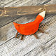 Brooch 'Red Fox, orange, minimalism, unusual'. Brooches. greenfox-23. My Livemaster. Фото №6