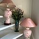 Table lamps, 'Blooming peonies', porcelain, England, Vintage lamps, Arnhem,  Фото №1