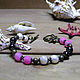 Agate, garnet and pearl bracelet ' Melody tenderness». Bead bracelet. irina-taranenko. Online shopping on My Livemaster.  Фото №2