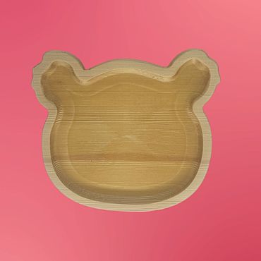 Посуда ручной работы. Ярмарка Мастеров - ручная работа Менажница Мишка (сосна). Handmade.