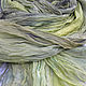 Batik scarf stole 'Forest moss'. Khaki, olive. 100% silk. Wraps. Silk Batik Watercolor ..VikoBatik... Online shopping on My Livemaster.  Фото №2