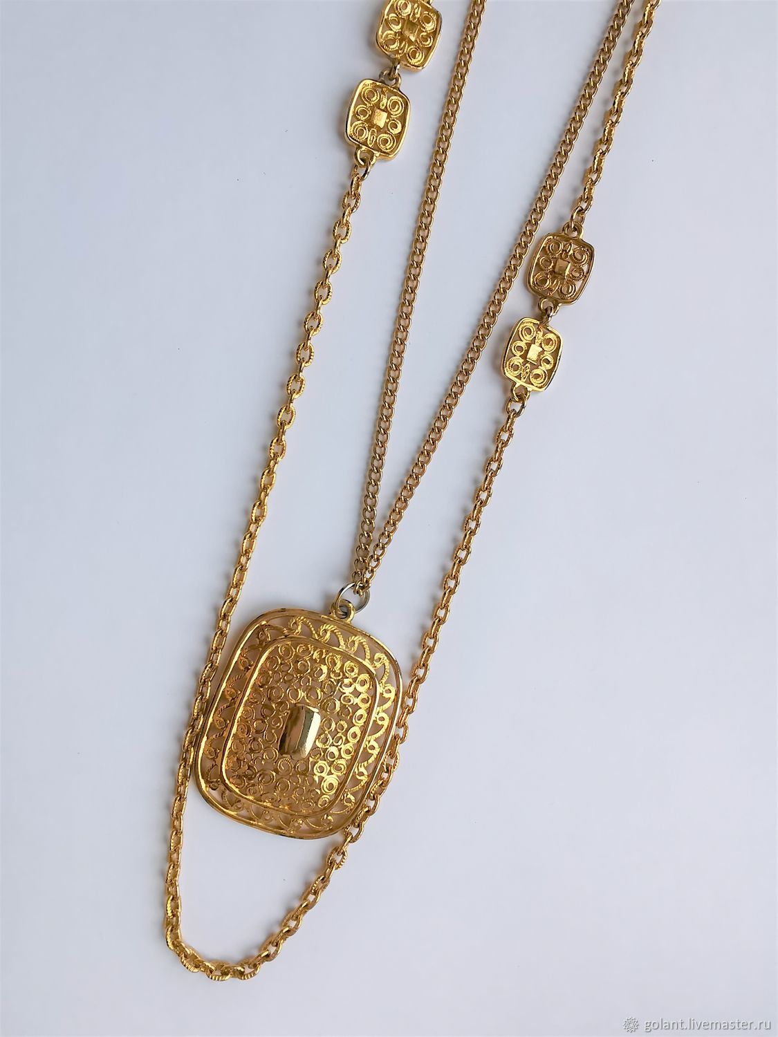 Vintage necklaces: Chain necklace, Vintage necklace, Kaliningrad,  Фото №1