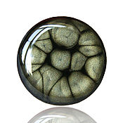 Украшения handmade. Livemaster - original item Round ring Sea pebbles gray-black. Handmade.