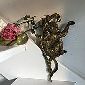 Винтаж handmade. Livemaster - original item Wild Monkey hanger, bronze, France. Handmade.
