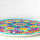 Large mandala 'Aladdin's Lamp' decorative plate d40 cm. Plates. Art by Tanya Shest. My Livemaster. Фото №5