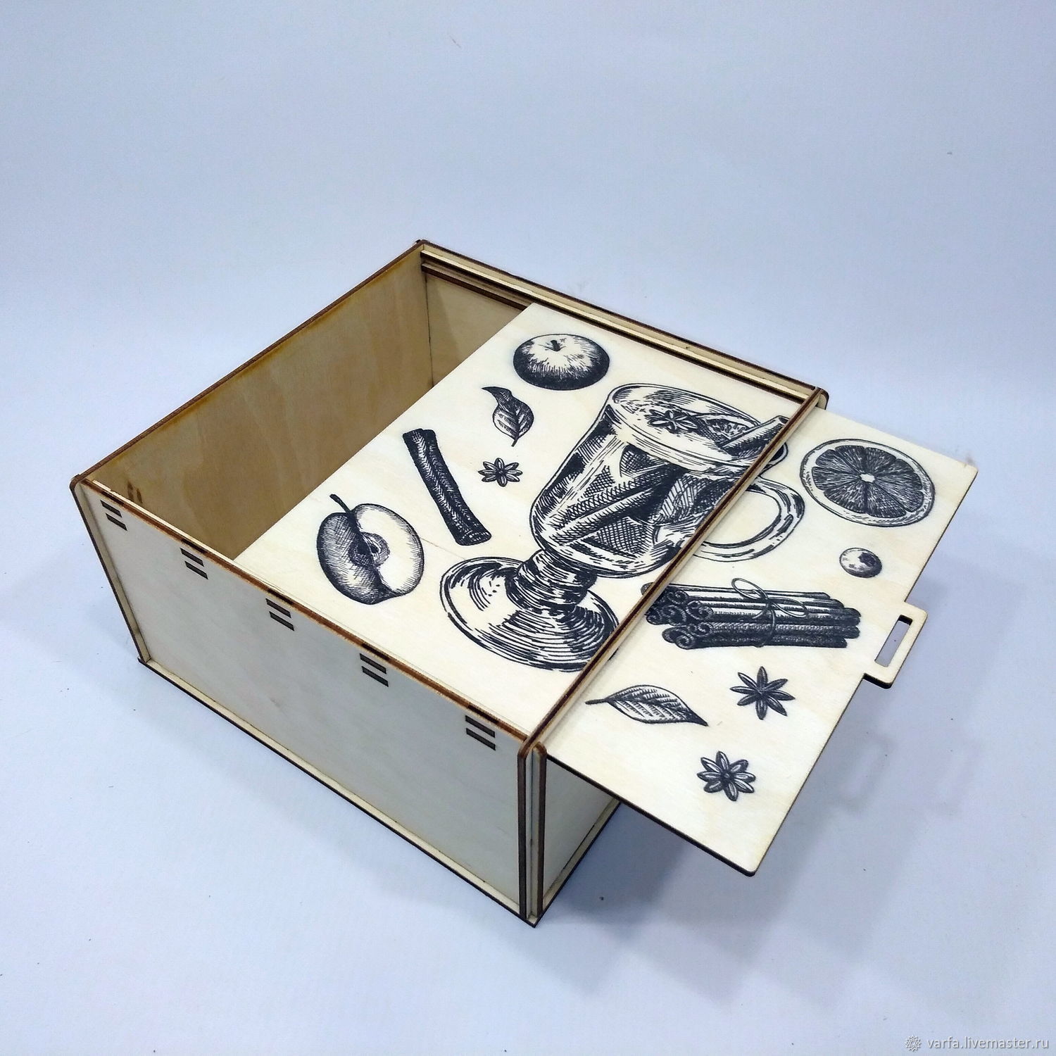 Деревянная коробка для подарка – купить на Ярмарке Мастеров – JV5V6RU ...