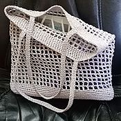 Сумки и аксессуары handmade. Livemaster - original item Straw bag mesh. Handmade raffia string bag. beach bag. Handmade.