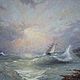 Картина "Бурное море" Холст. Масло, Картины, Пенза,  Фото №1