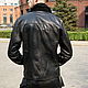 Men's leather shirt. Mens shirts. Modistka Ket - Lollypie. Ярмарка Мастеров.  Фото №6