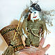 'Baba YAGA' finger toy. Dolls. HANDMADE Studio. My Livemaster. Фото №5