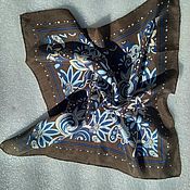 Винтаж handmade. Livemaster - original item Vintage accessories: set of two shawls, 100% silk, vintage Germany. Handmade.