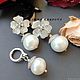 Order Set . pearls. ELENA KARPOVA KB. Livemaster. . Jewelry Sets Фото №3